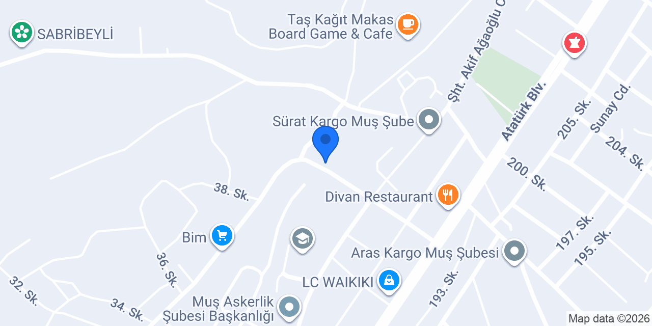 Cennet Mobilya Muş konumu