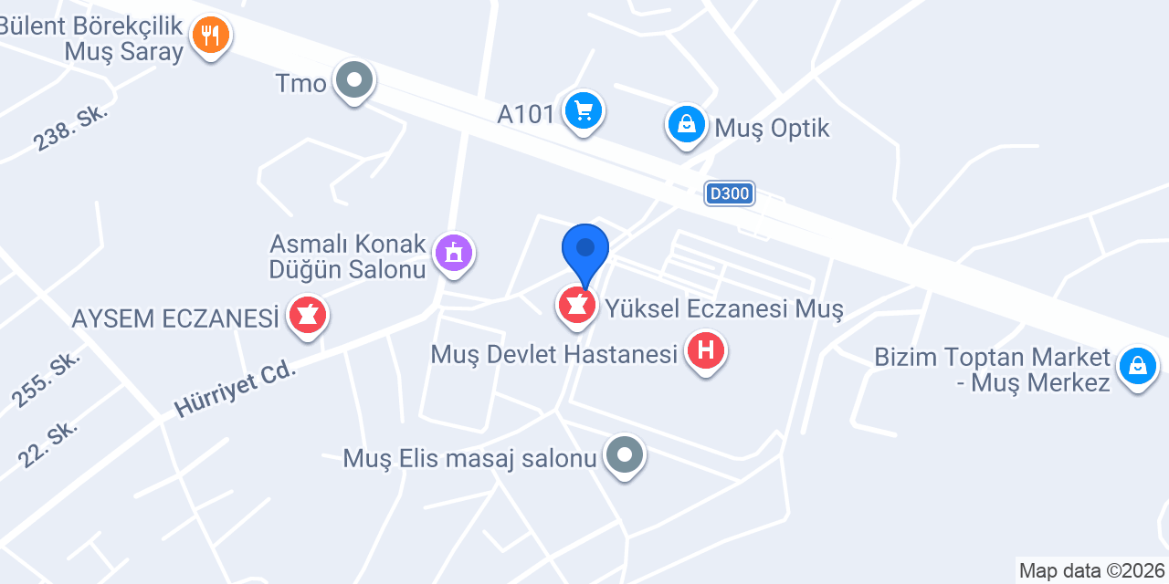 VİTAMİN ECZANESİ konumu