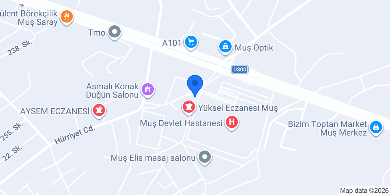 MELEK ECZANESİ konumu