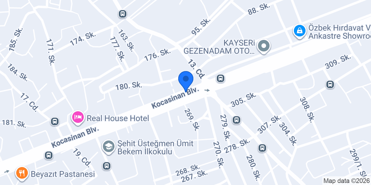 Senem Kebap konumu