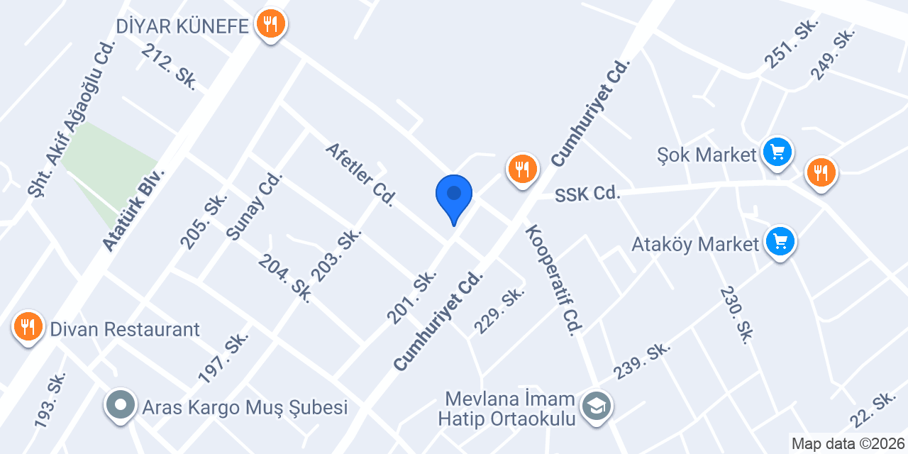 Beyaz Endüstriyel konumu