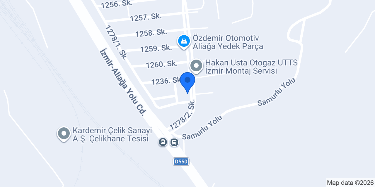 Doğaç Oto Cam konumu