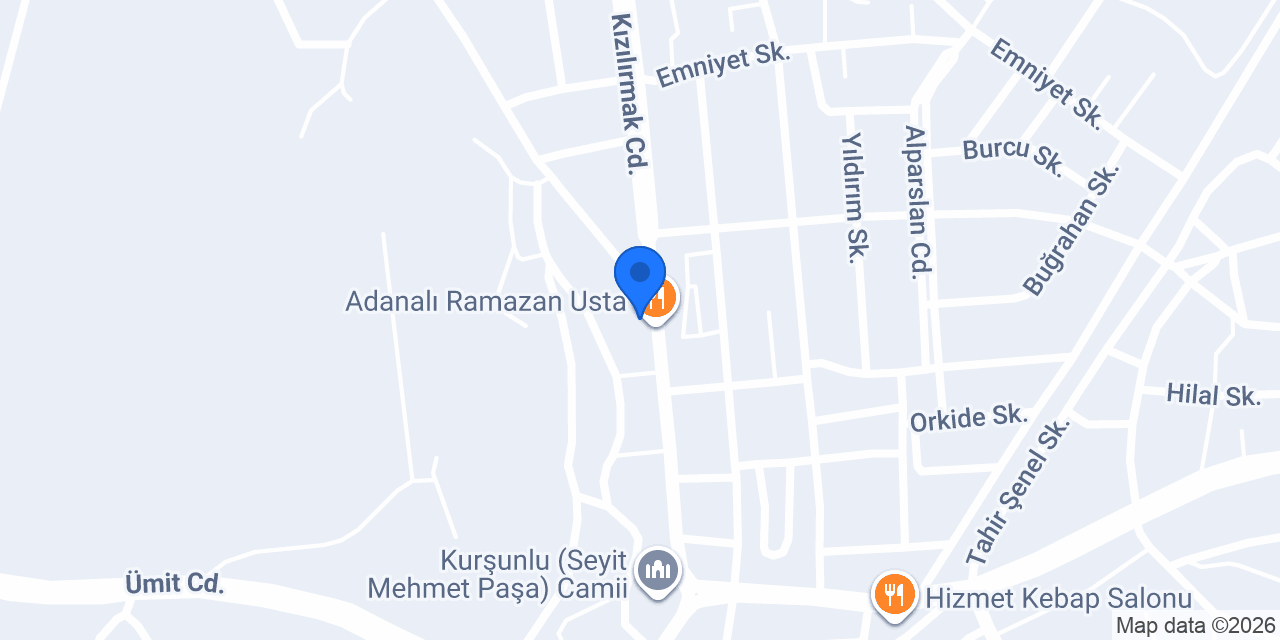 Adana Sofrası konumu