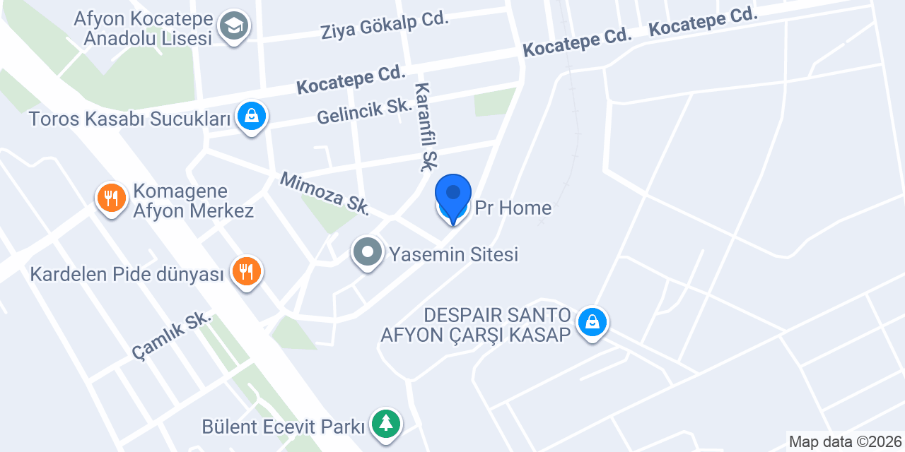 Pr Home konumu