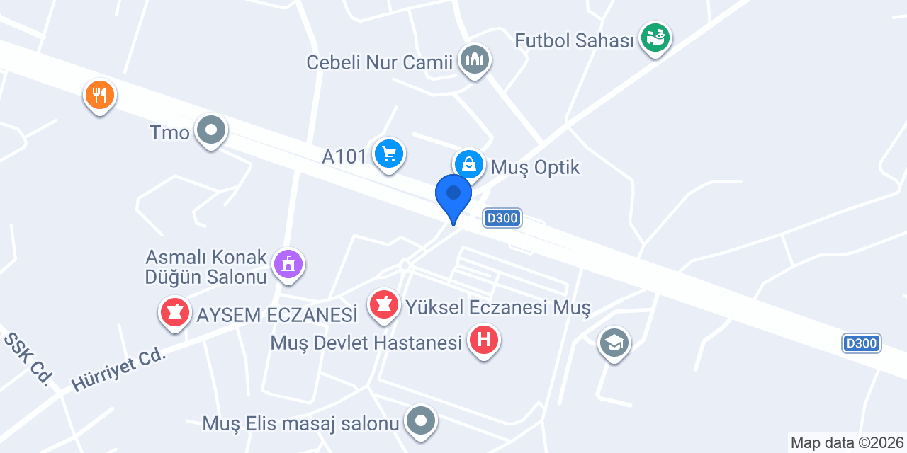 Muş Taksi 49 konumu
