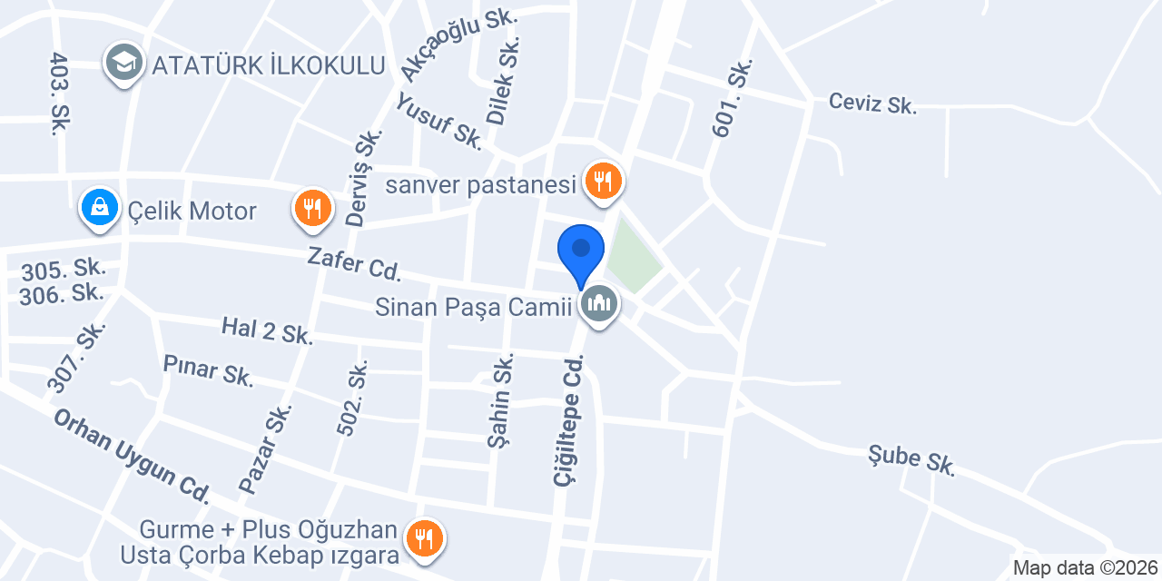 Ocakbaşı Et Mangal konumu