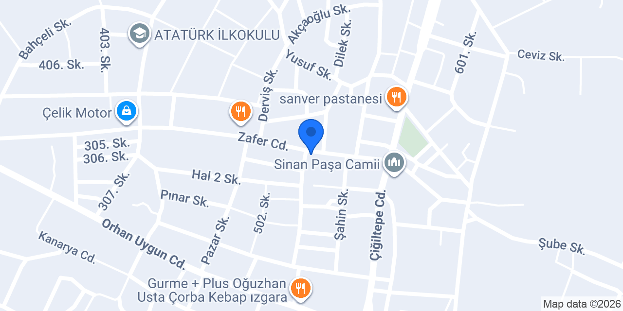 Sinanpaşa Eczanesi konumu