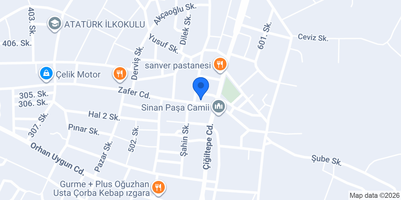 BETÜL ORAN DİŞ KLİNİĞİ konumu