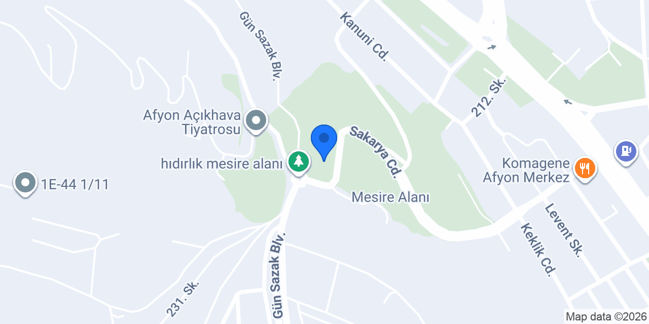 Hıdırlık Can Büfe Aile Çay Bahcesi konumu