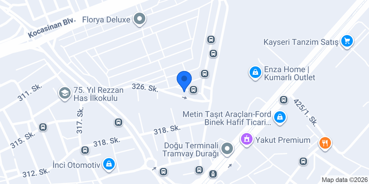 Kaan Yapı Market konumu