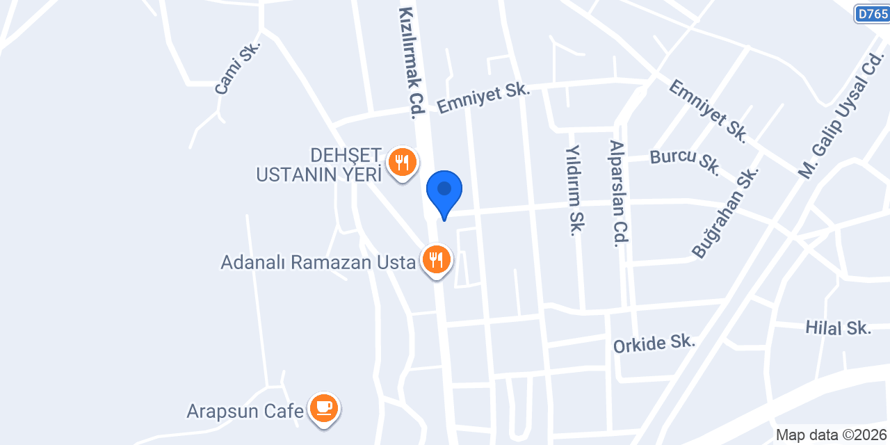 Apiş oto lastik konumu