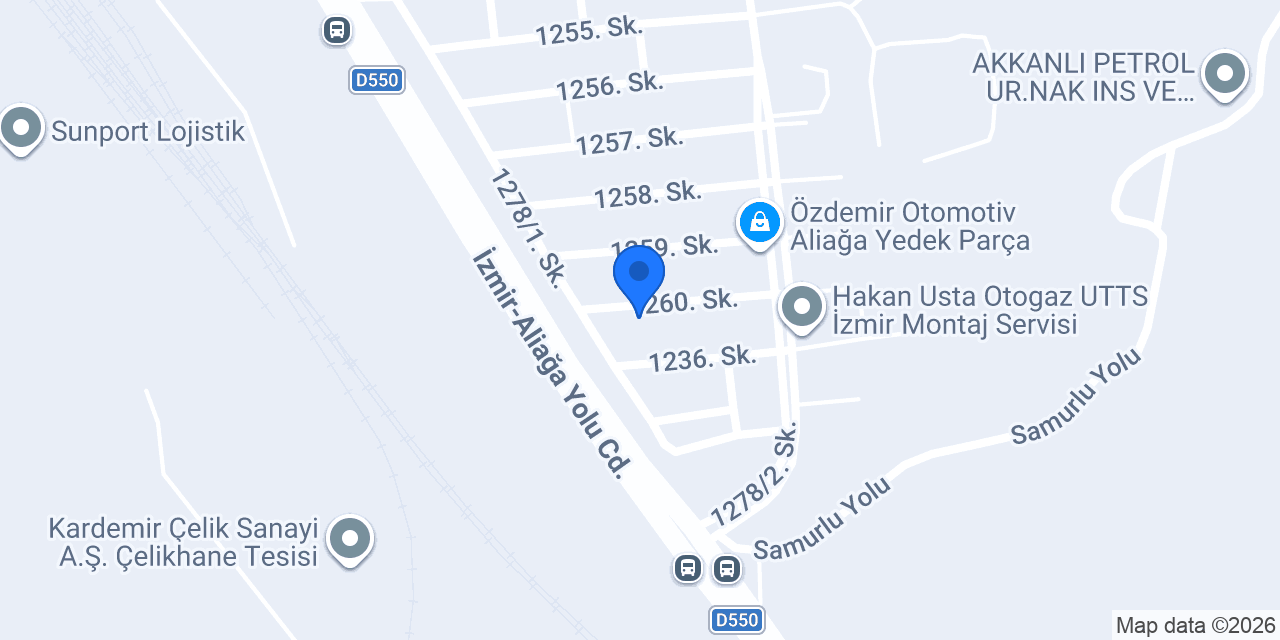 Aliağalılar Oto konumu
