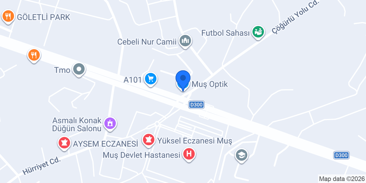 Muş Optik konumu