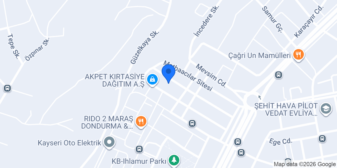 Beyaz Ofset konumu