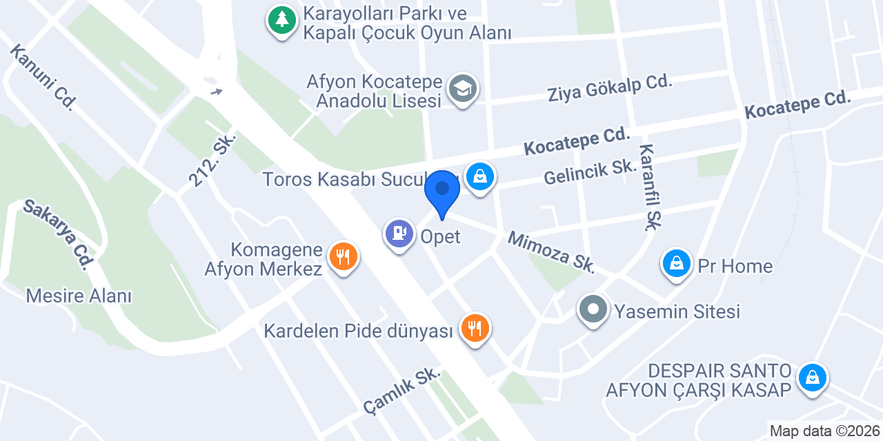 Mars Veteriner Kliniği konumu