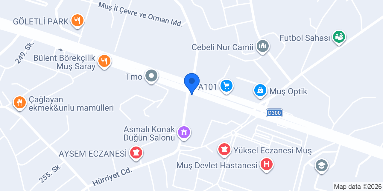 KOSGEB MUŞ MÜDÜRLÜĞÜ konumu