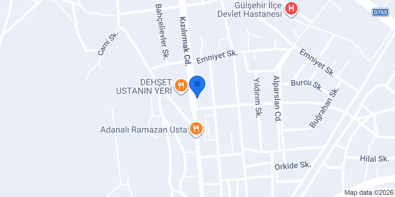 Gençlik Kitabevi konumu