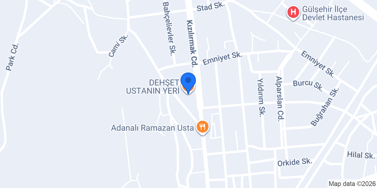DEHŞET USTANIN YERİ konumu