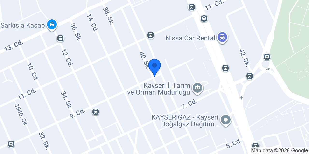 Mutlu Optik konumu