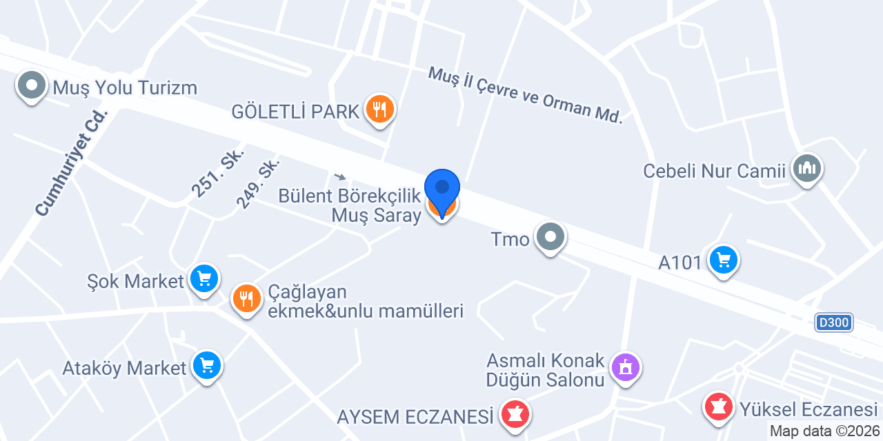Çelik Auto Detailing Muş konumu