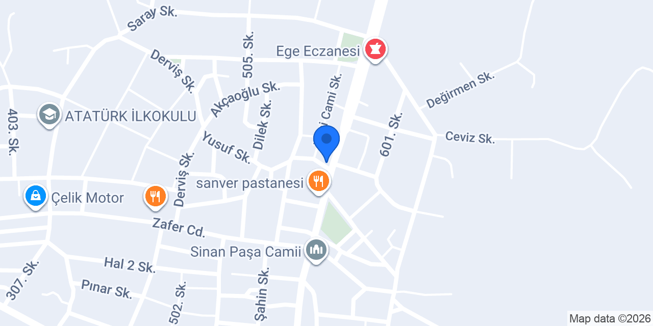 Aydın Pide Salonu konumu