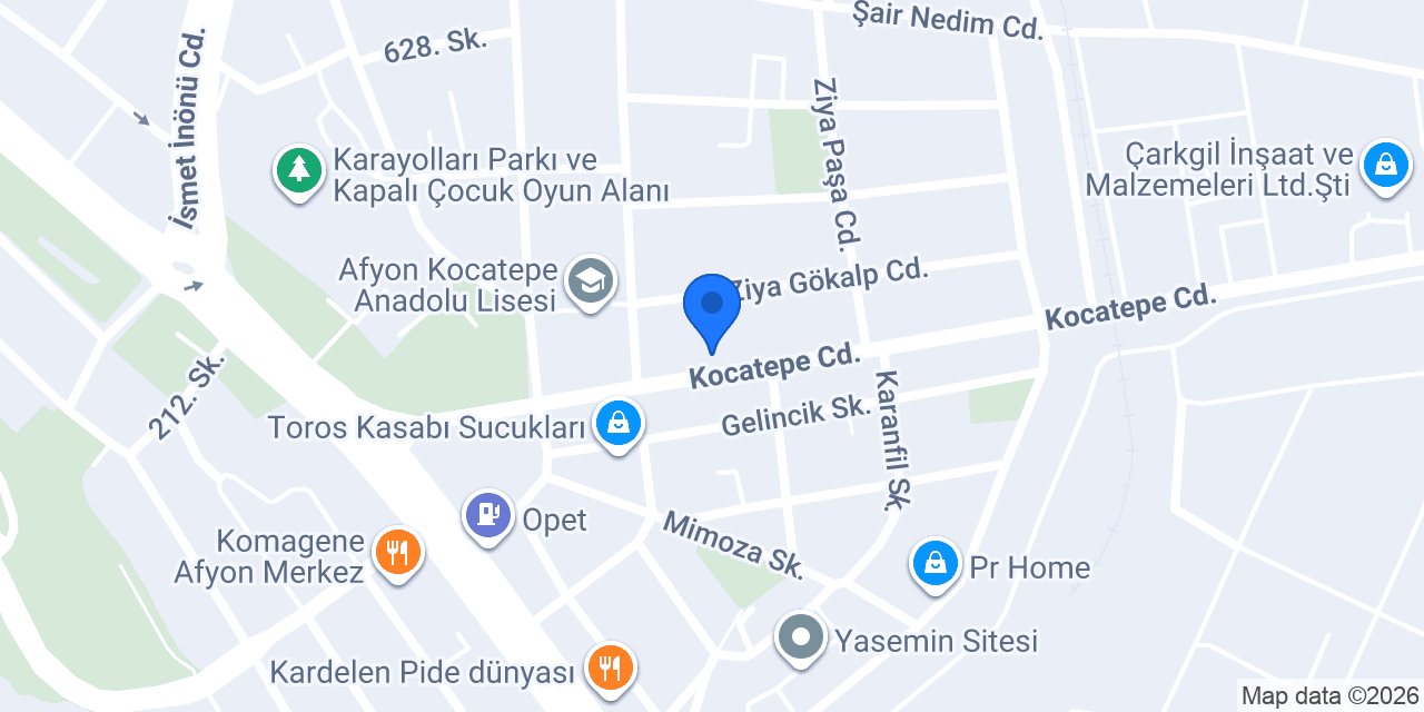 Enfes Pide salonu konumu