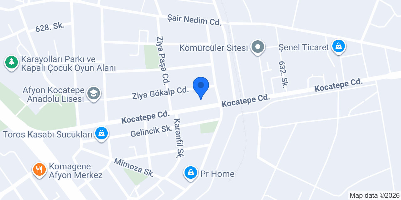AFYON ARAÇ KİRALAMA konumu