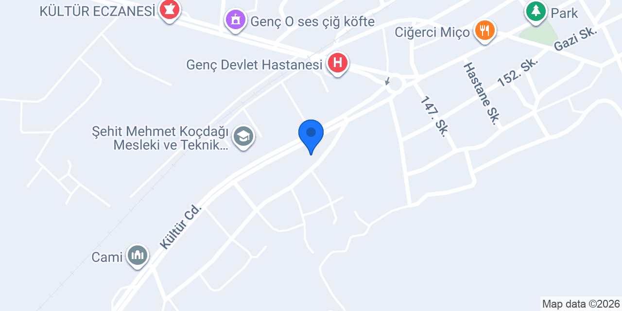 Genç Duşakabin konumu