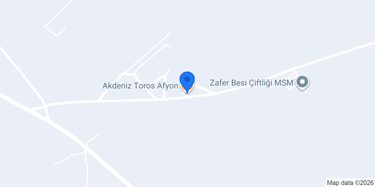 Akdeniz Toros Afyon konumu