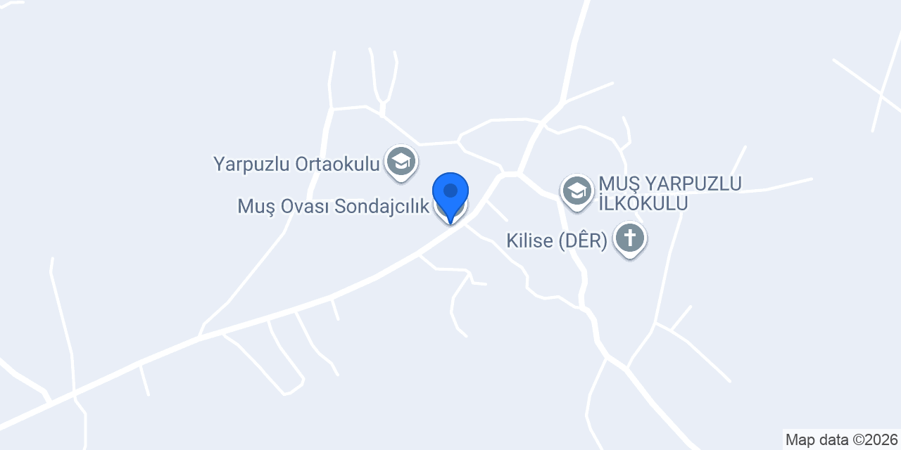 Muş Ovası Sondajcılık konumu