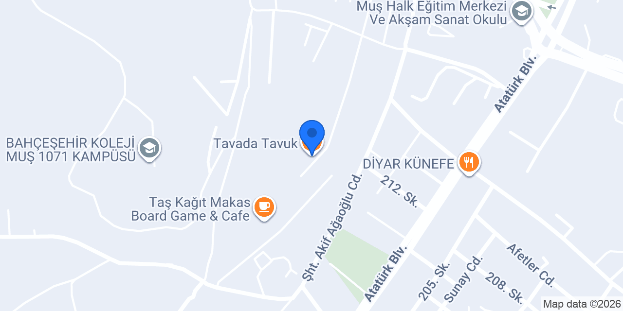 Tavada Tavuk konumu