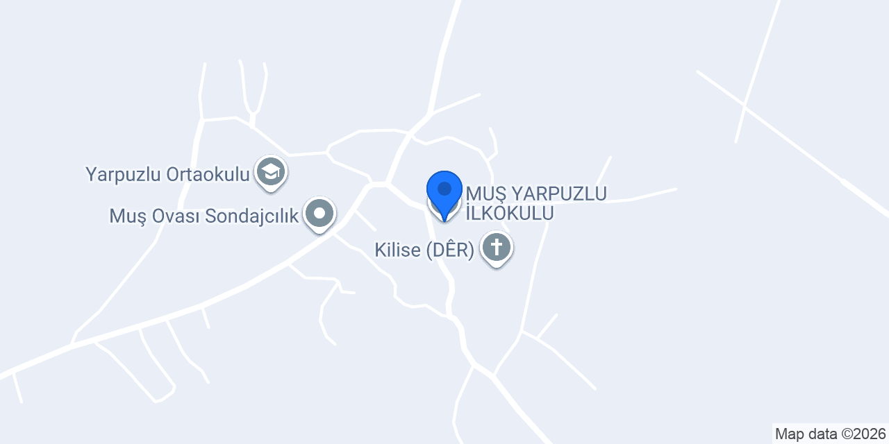 MUŞ YARPUZLU İLKOKULU konumu