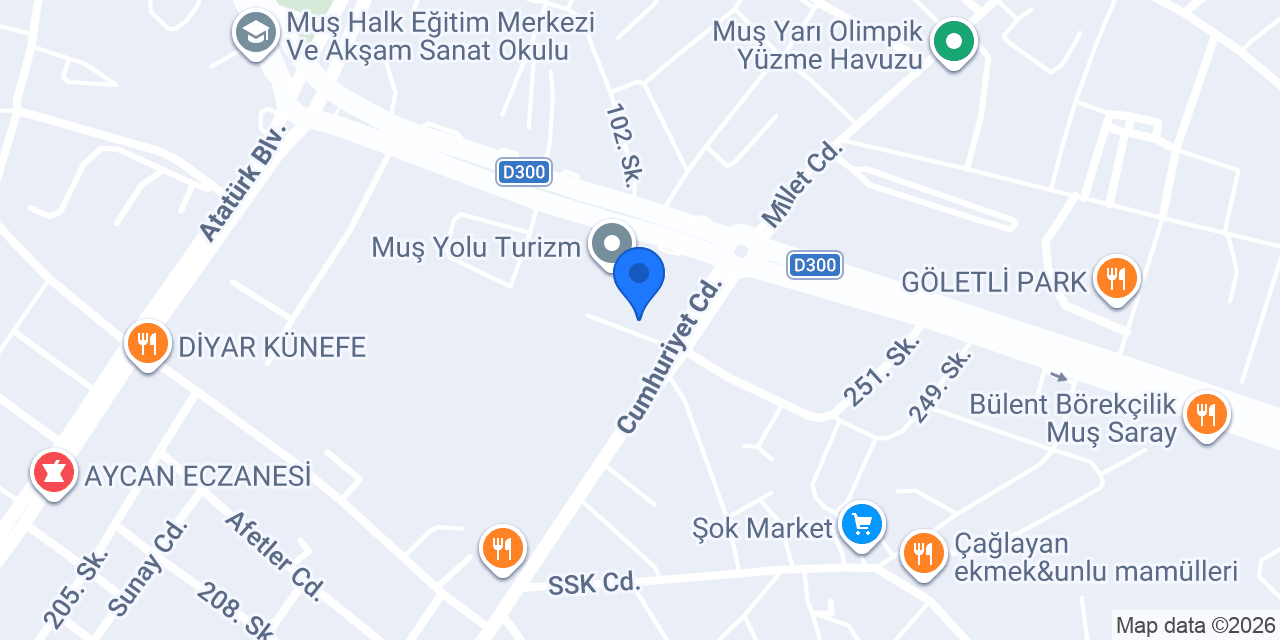 Vip muş birlik konumu
