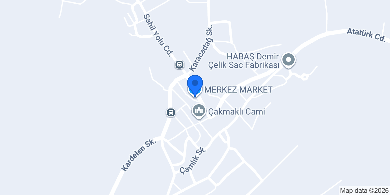 MERKEZ MARKET konumu