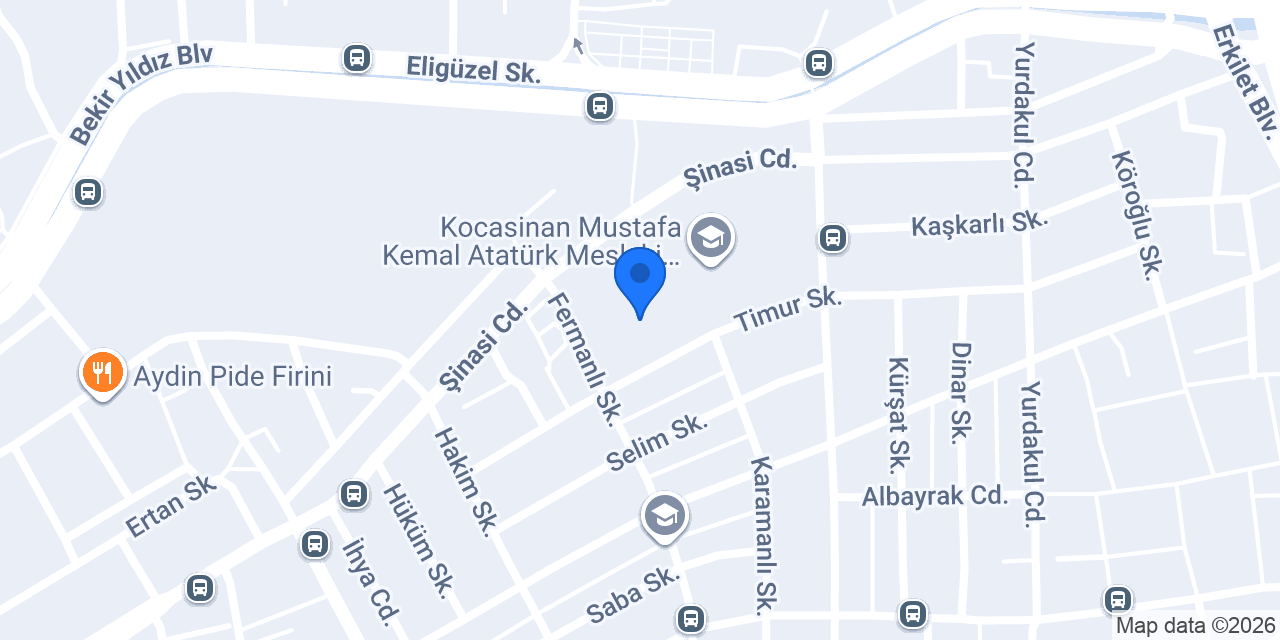 Yavuz Selim ilkokulu konumu