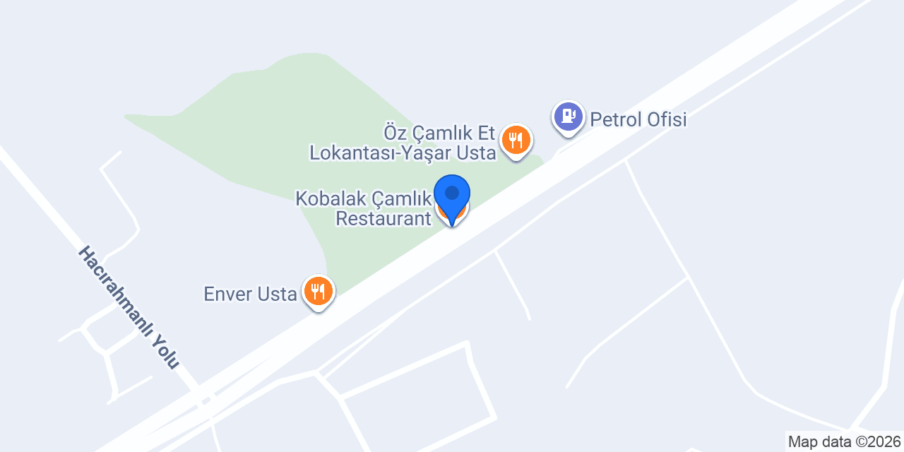 Kobalak Çamlık Restaurant konumu