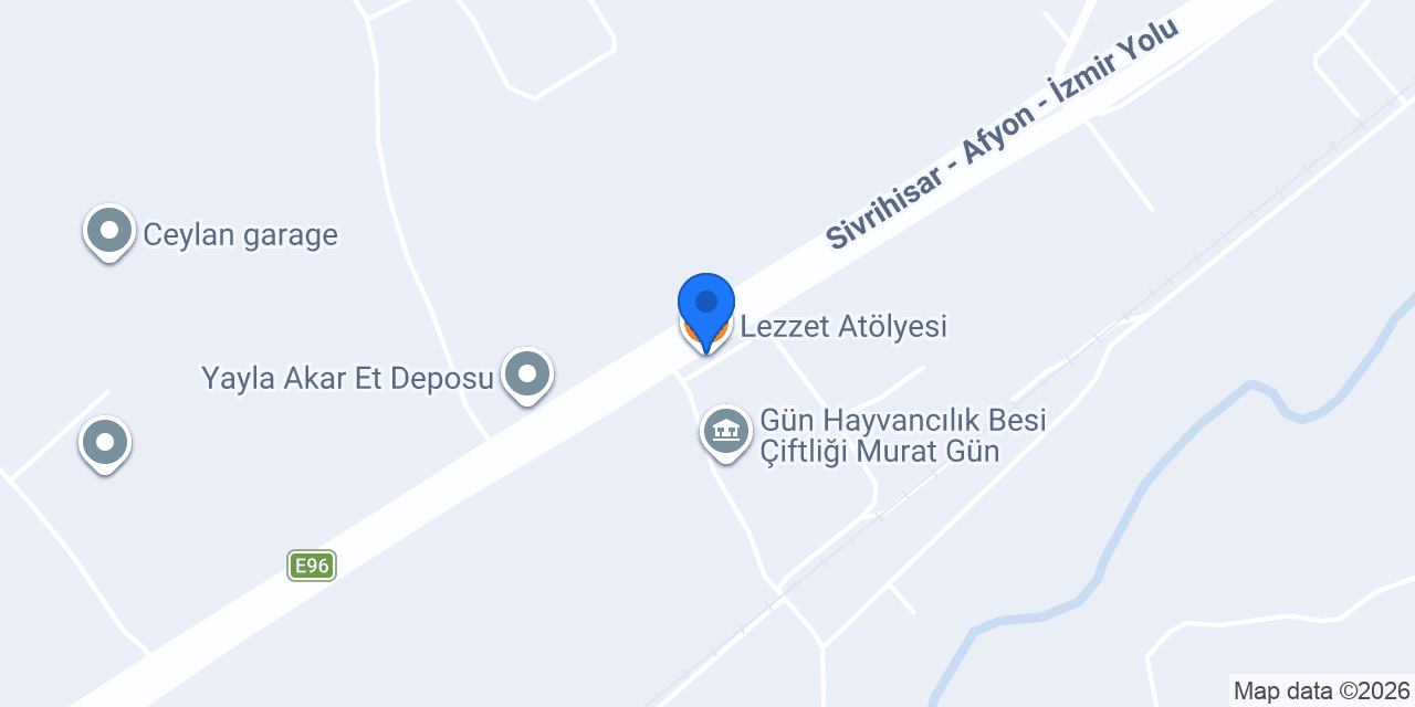 Lezzet Atölyesi konumu