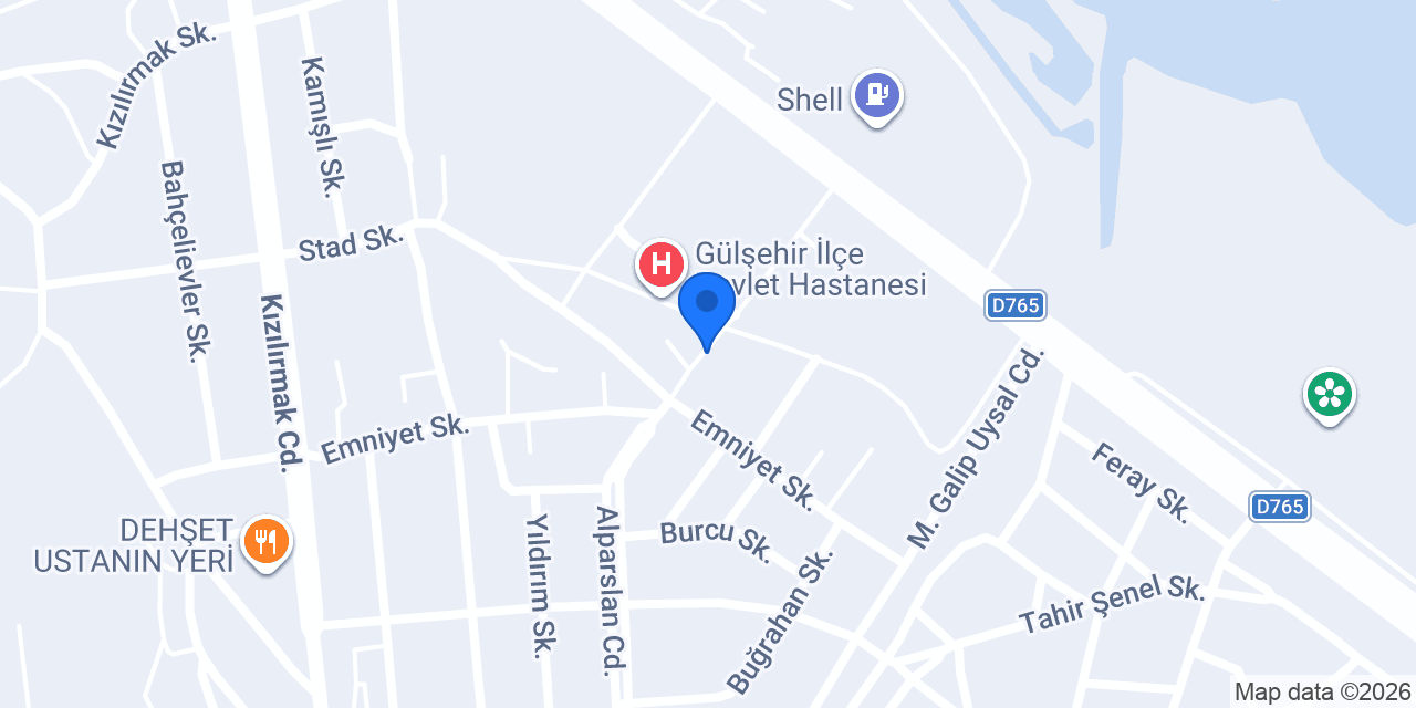 Gülşehir Eczanesi konumu