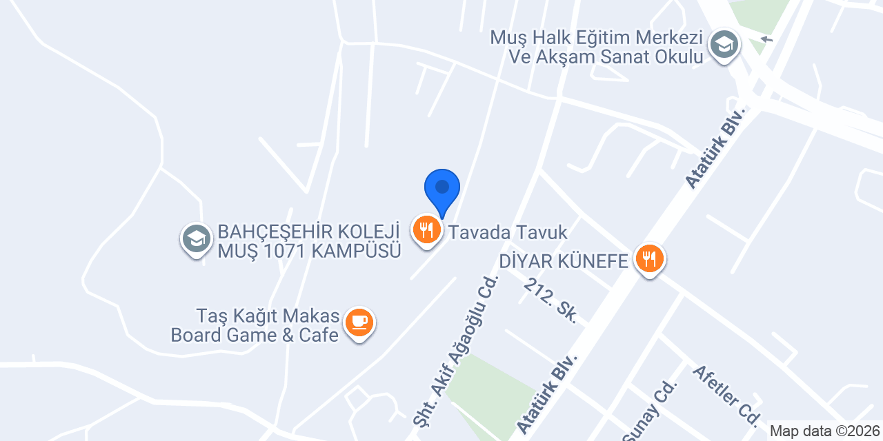 Mackbear Coffee Muş konumu