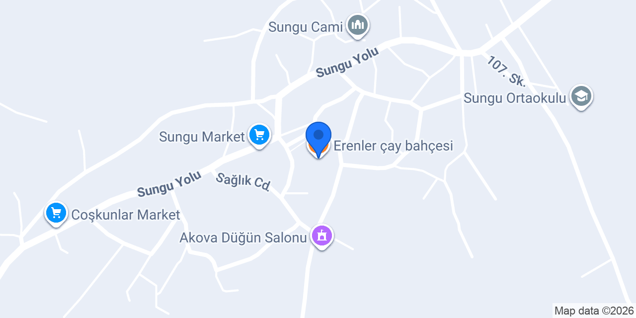 Erenler çay bahçesi konumu