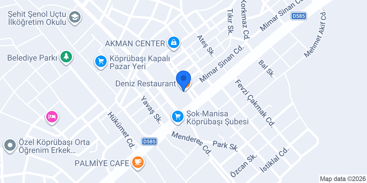 Deniz Restaurant konumu
