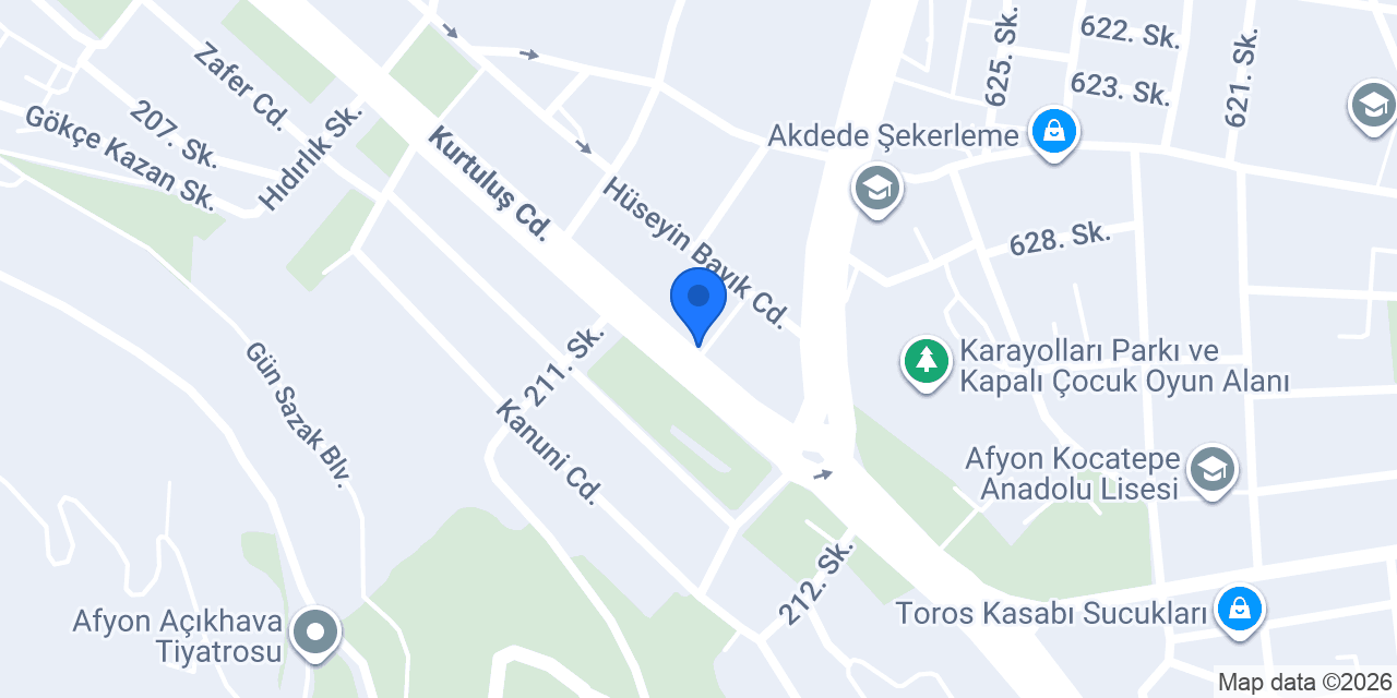 Uypaş Mobilya konumu