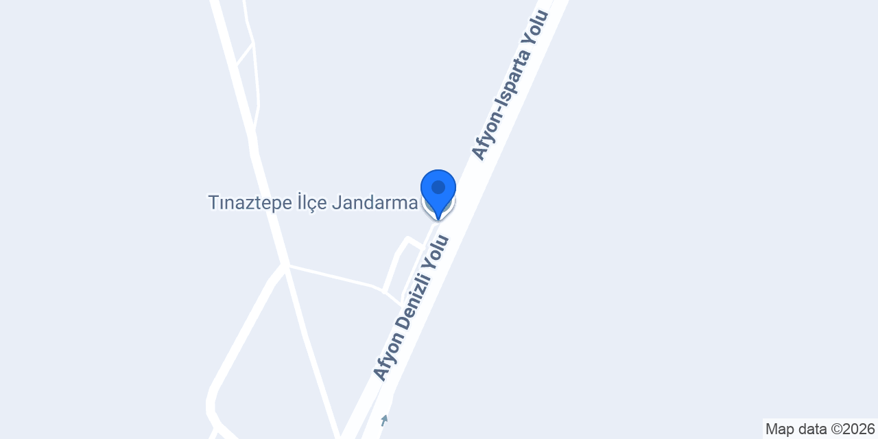 Tınaztepe İlçe Jandarma konumu