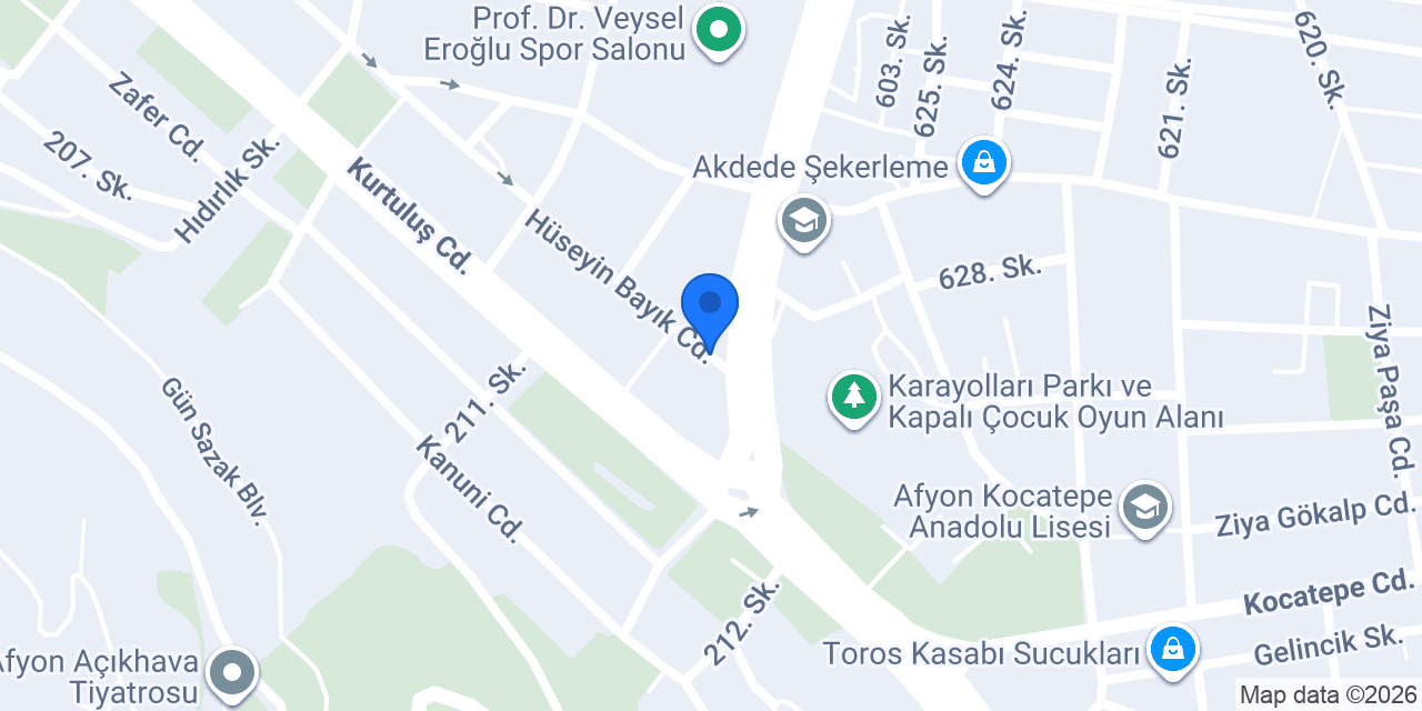 ÇİZGİ REKLAM AFYON konumu