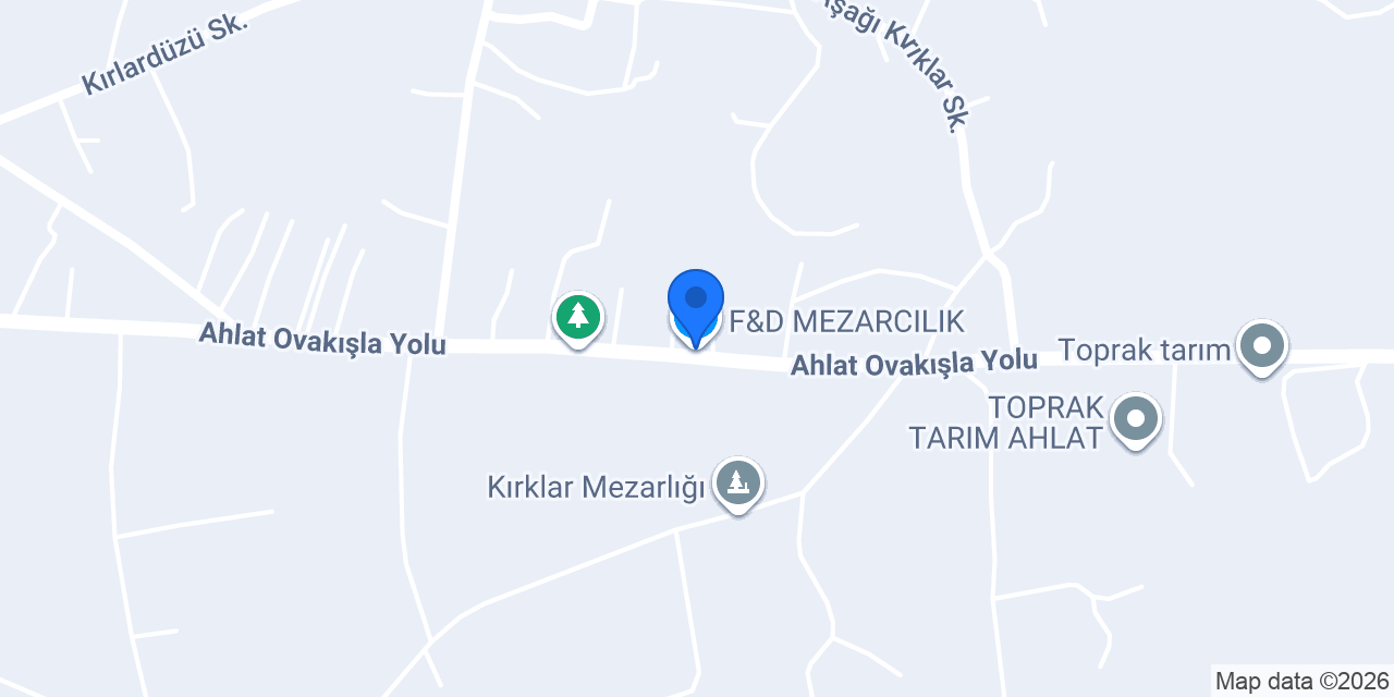 F&D MEZARCILIK konumu