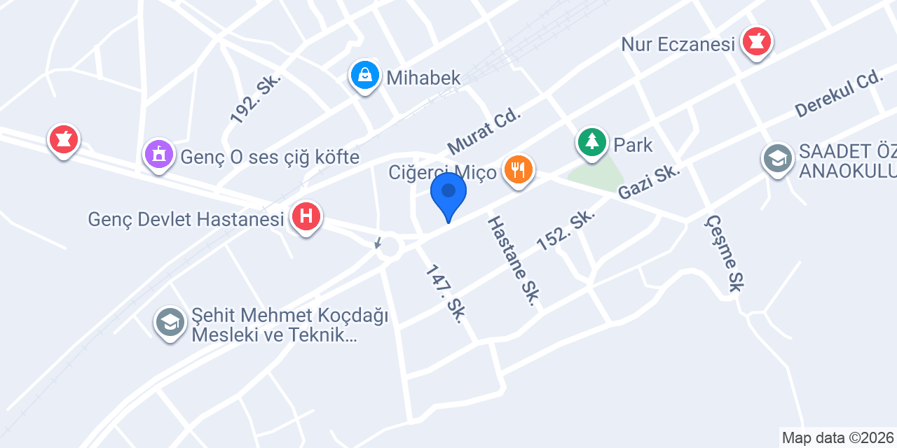 Beyrut Döner Genç konumu