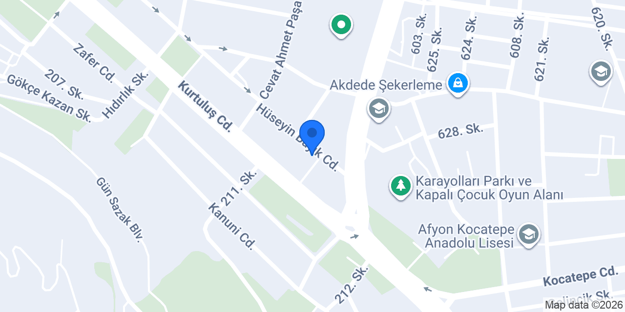Anadolu Güven Sürücü Kursu konumu