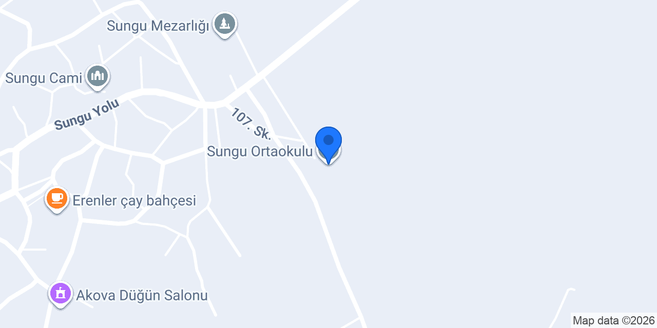 Sungu Ortaokulu konumu
