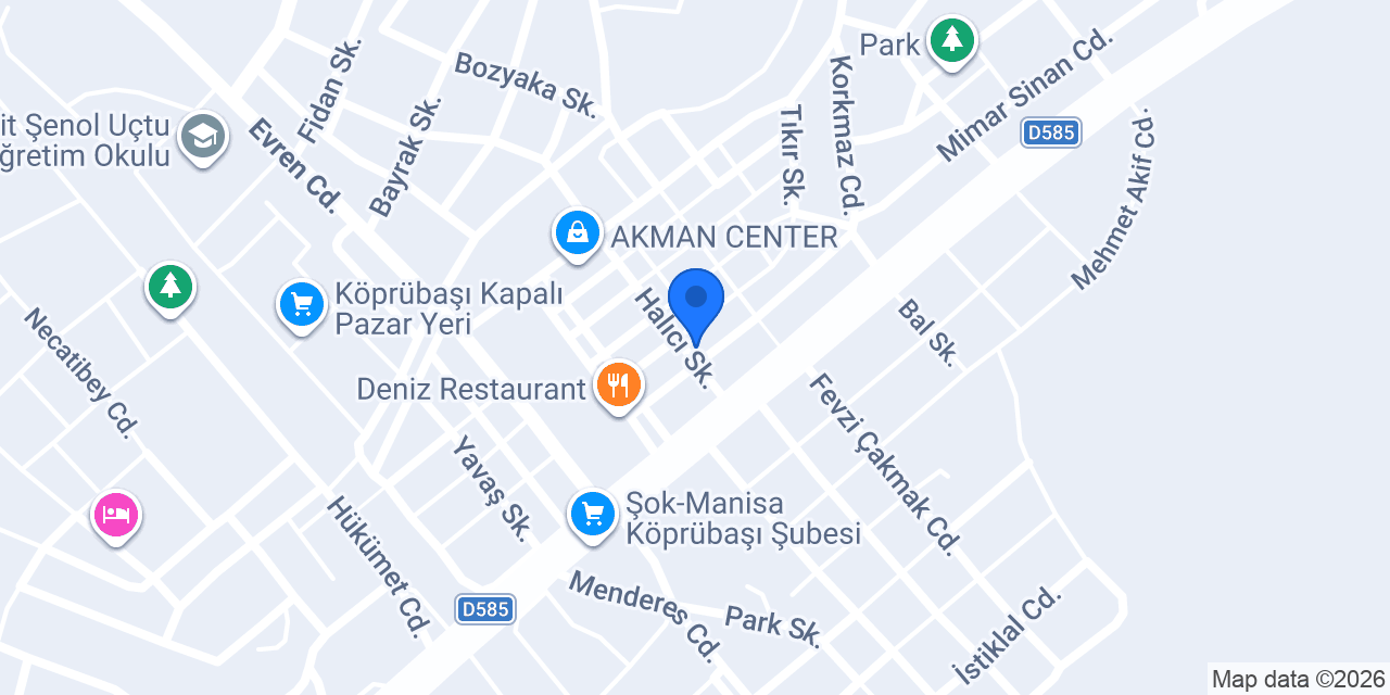 AKMAN CENTER konumu