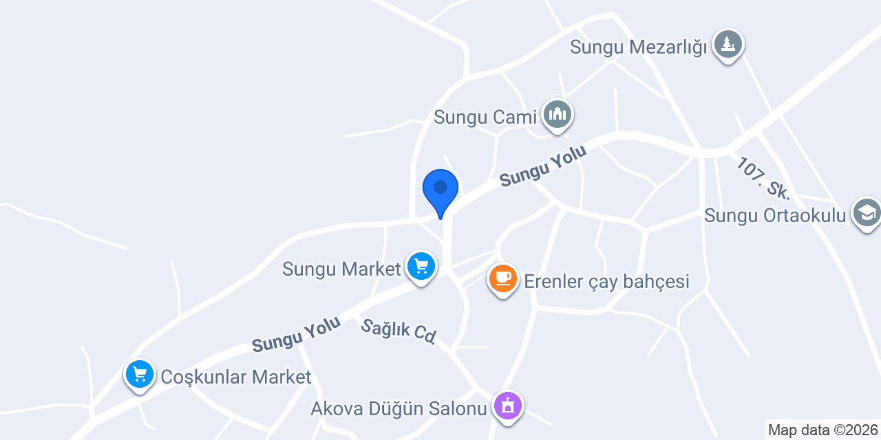 Sungu otel konumu